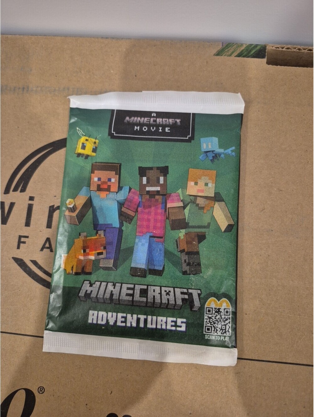 McDonald's Happy Meal Movie Minecraft Adventures Kids Book NEW